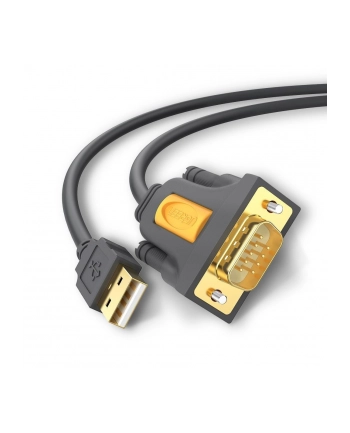 UGREEN KABEL USB  KABEL SZEREGOWY UGREEN USB NA RS232 SZEREGOWY USB DB9 Z CHIPSETEM PL2303 (2M)  (20222) nr 1