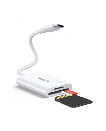 Czytnik kart UGREEN SD / microSD na USB 3.0 / USB Typ-C CM265 (biały) (35506) nr 1