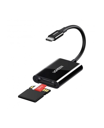 Czytnik kart UGREEN SD / microSD na USB 3.0 / USB Typ-C CM265 (czarny) (35622) nr 2