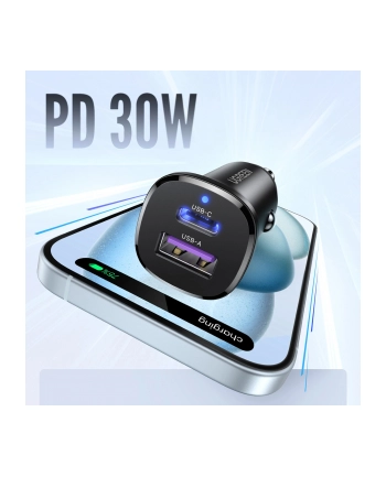 Ugreen EC305 USB-C + USB, 30W czarna nr 2