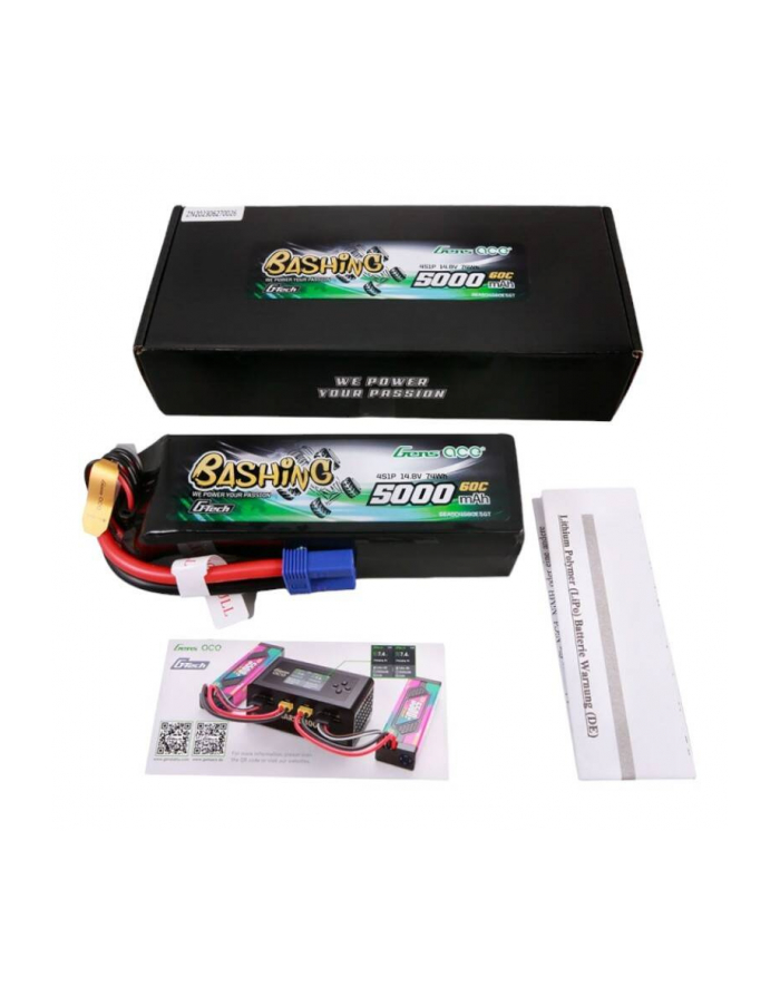 Gens Ace Akumulator G-Tech 5000Mah 14.8V 4S1P 60C Lipo Z Konektorem Ec5 Plug-Bashing Series GEA504S60E5GT główny