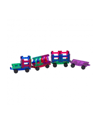 Playmags Klocki Magnetyczne 3D Pociąg 155 Zestaw 20El.