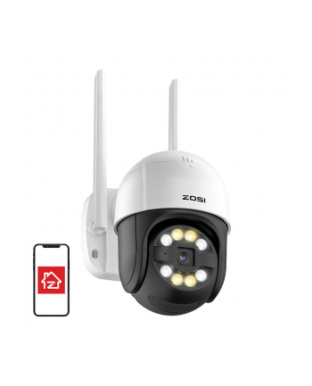 ZOSI C289 WiFi 3MP Pan Tilt IP66 + karta microSD 32GB nr 1