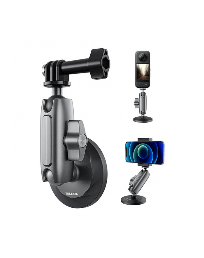 Uchwyt Adapter Statyw Magnes do Kamer Sportowych GoPro DJI Insta główny