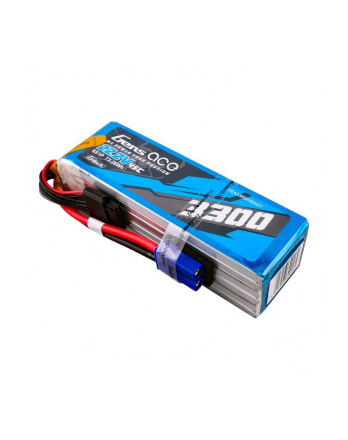 Gens Ace Gtech 3300Mah 22.2V 45C 6S1P Lipo Z Konektorem Ec5 Plug (65555) główny