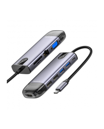 Mcdodo Hub 10w1 Usb-c RJ-45 Vga Hdmi 4K do Macbook (HU7420)