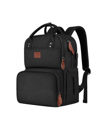 Matein Laptop Plecak / Lunch Bag 15.6 Usb Czarny nr 2