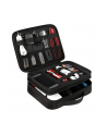 Matein Travel Bag With Organizer For Cables / Electronics M Czarny - nr 2