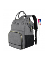 Matein Plecak na laptopa / Torba lunch 15.6'' 1368 Szary USB - nr 3