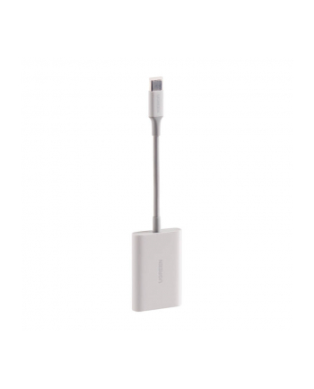 Czytnik kart UGREEN SD / microSD na USB 3.0 / USB Typ-C CM265 (biały) (35506)