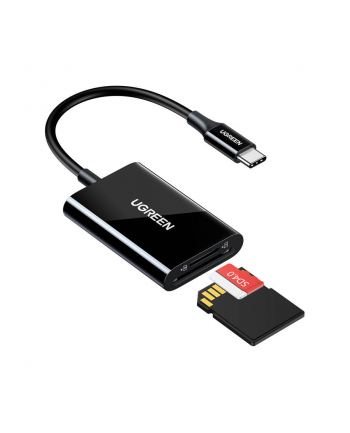 Czytnik kart UGREEN SD / microSD na USB 3.0 / USB Typ-C CM265 (czarny) (35622) nr 1