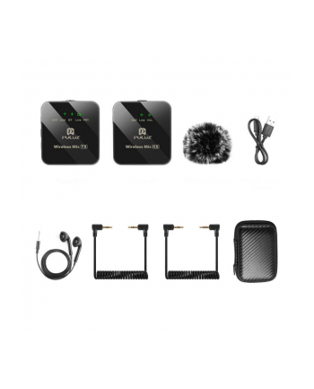 Mikrofon Bezprzewodowy Bluetooth 3,5mm TRS TRRS do Telefonu Aparatu Kamery / PU3153B