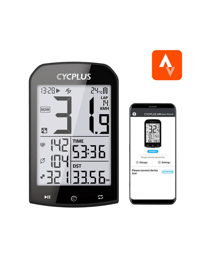 cycplus m1 komputer rowerowy gps główny