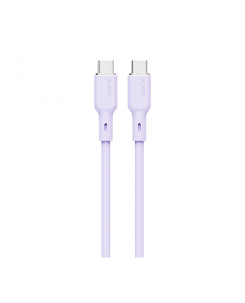 Aukey Kabel USB-C do USB-C CB-SCC102, 100W, 1.8m (lawendowy) nr 1