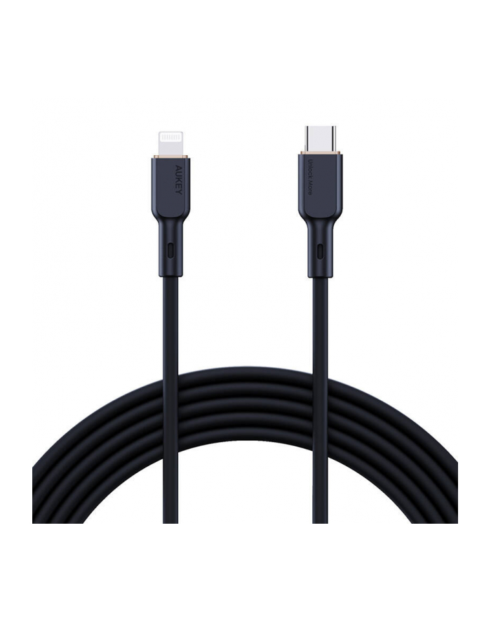 Aukey Kabel USB-C do Lightning CB-SCL1, 27W, 1m (czarny) główny