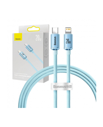 Baseus Crystal Shine Kabel Usb Lightning Do Apple Iphone Ipad Airpods 1.2M 2.4A
