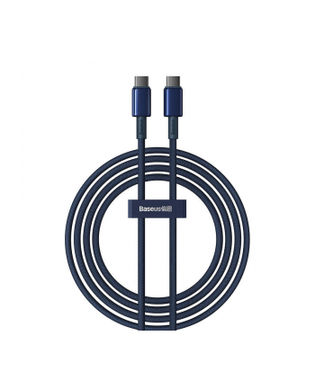 Baseus Kabel 100W 5A 2M Usb C Tungsten Glod Niebieski