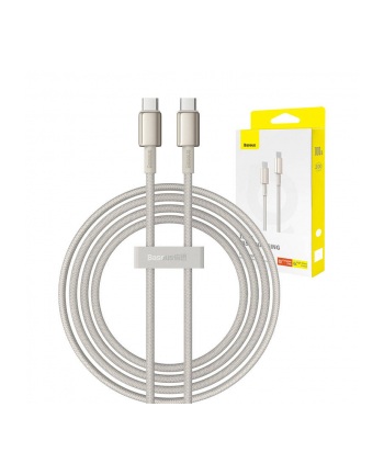 Baseus Kabel 100W 5A 2M Usb C Tungsten Glod Złoty