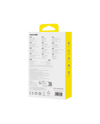 Baseus Kabel USB Free2Pull Mini USB-C do USB-C, 60W, 1, (biały)