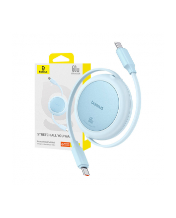 Baseus Kabel Usb C Typ Szybkie Ładowanie Przewód Zwijany 60W Qc Pd 1M