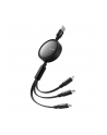 Mcdodo Kabel 3w1 USB do USB-C / Lightning / Micro USB, CA-7256, 3.5A, 1.2m (czarny) - nr 1