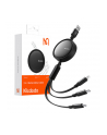 Mcdodo Kabel 3w1 USB do USB-C / Lightning / Micro USB, CA-7256, 3.5A, 1.2m (czarny) - nr 2