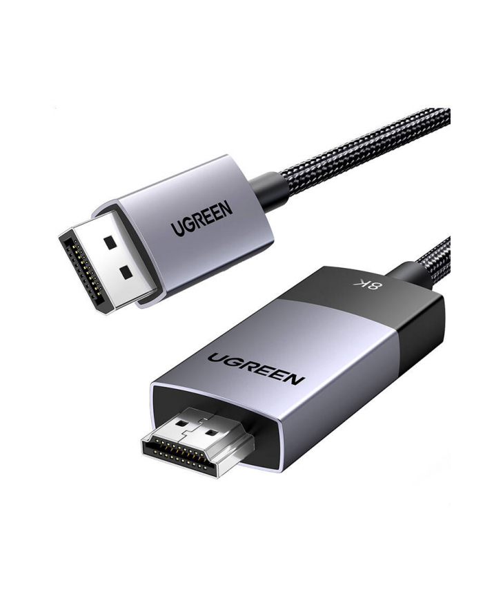 Ugreen Kabel DisplayPort do HDMI DP115, 8k 60 Hz, 2m (czarny) (66639) główny