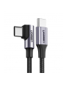 Ugreen Kabel Usb-C Do Us255, 3M, 60W, Kątowy (Czarny) ]] - nr 1