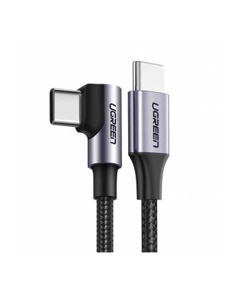 Ugreen Kabel Usb-C Do Us255, 3M, 60W, Kątowy (Czarny) ]]