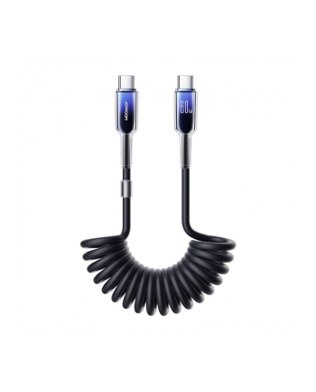 Joyroom Kabel Spiralny Ładowanie Dane Przewód Car Play 60W Usb C 1 5M