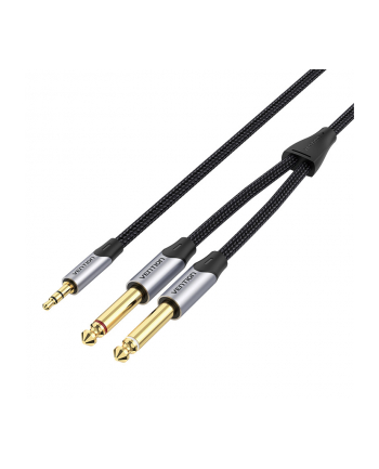 Vention Kabel audio mini jack 3.5mm do 2x 6.35mm męski Barhk 8m