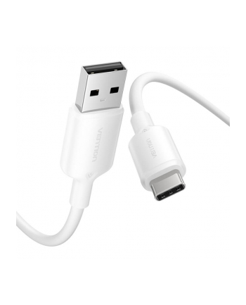 Vention Kabel USB 2.0 A do USB-C 3A CTQWF 1M (biały) (74175)