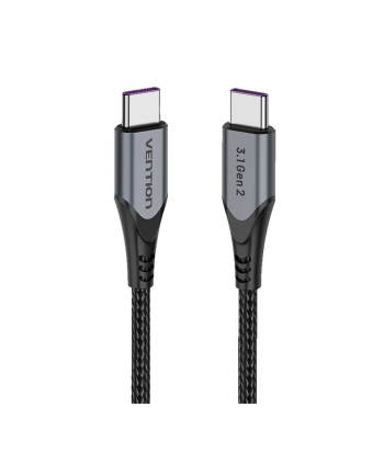 Vention Kabel Usb-c do Usb-c 100W Tahhf 5A 1m Usb 3.1 Gen2 4k (szary)