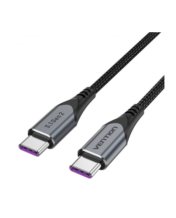 Vention Kabel Usb-c do Usb-c 100W Tahhf 5A 1m Usb 3.1 Gen2 4k (szary)