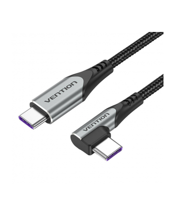 Vention Kabel kątowy USB 2.0 TAKHG C do C 5A 1,5m (szary)