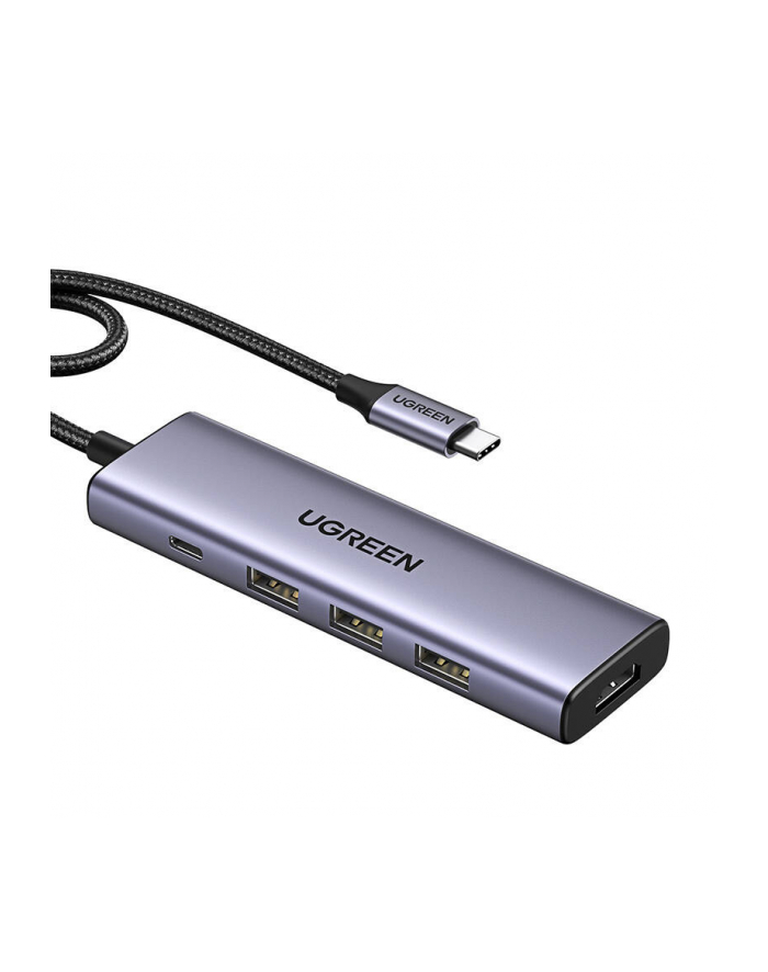 Ugreen Hub Usb C Cm511 Hdmi 4K 60Hz 3X 3 0 5Gbps Pd 100W główny