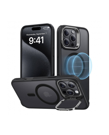 Esr Hybrid Case Halolock With Stand For Iphone 16 Pro Max Black