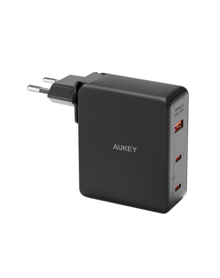 Aukey Ładowarka Sieciowa Pa-B7O, 1Xusb-A, 2Xusb-C, 140W Gan Czarna (67125) główny