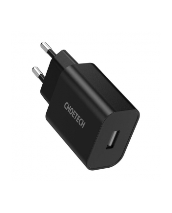 Choetech Ładowarka Sieciowa Zasilacz Usb Typ A Kostka Qc 12W Czarna