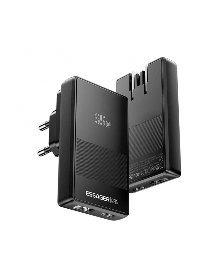 Essager ECT65W-QCB01-Z GaN 65W A+C Czarny główny