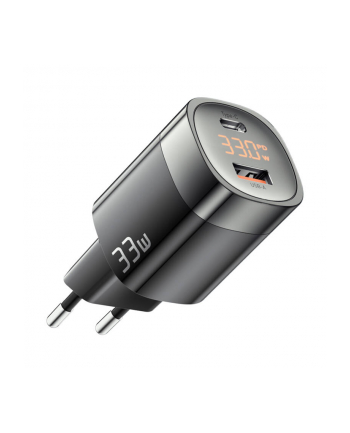 Essager Szybka Ładowarka Zasilacz 2Xusb 33W Qc3 0 Pd3 Pps Gan Wyświetlacz
