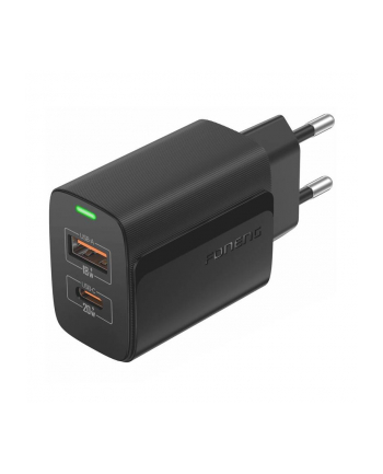 Foneng Ładowarka Eu66 Usb-C Usb-A 20W Qc3.0 Pps Fcp Led Czarna nr 2