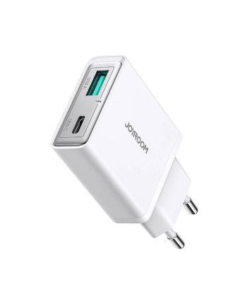 Joyroom Ładowarka Sieciowa 20W Kostka Do Kontaktu Usb-c Usb-a Pd Qc Cienka