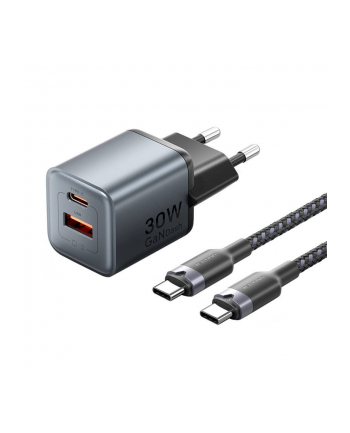 Gan Vention Usb C A 30W Kabel 1M Szara