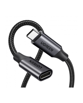 Ugreen Przedłużacz Usb 3.2 Us372 Męski Usb-C Do Żeński Usb-C Gen 2 1M Czarny (71146)