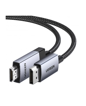 Kabel Displayport męski do HDMI męski Ugreen DP119 4K@60Hz 3m jednokierunkowy (25491) nr 1