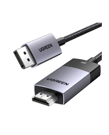 Ugreen Kabel DisplayPort do HDMI DP115, 8k 60 Hz, 2m (czarny) (66639) nr 1