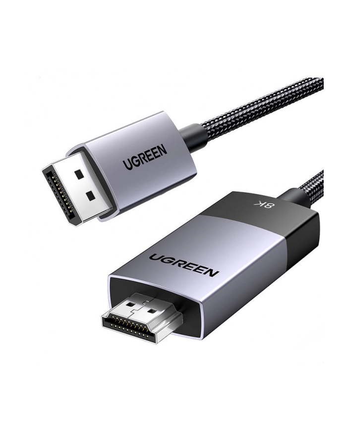 Ugreen Kabel DisplayPort do HDMI DP115, 8k 60 Hz, 2m (czarny) (66639) główny
