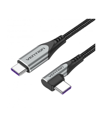 Vention Kabel kątowy USB TAKHF USB-C do USB-C 5A (szary) nr 1