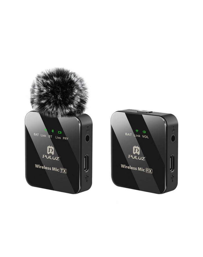 Mikrofon Bezprzewodowy Bluetooth 3,5mm TRS TRRS do Telefonu Aparatu Kamery / PU3153B główny